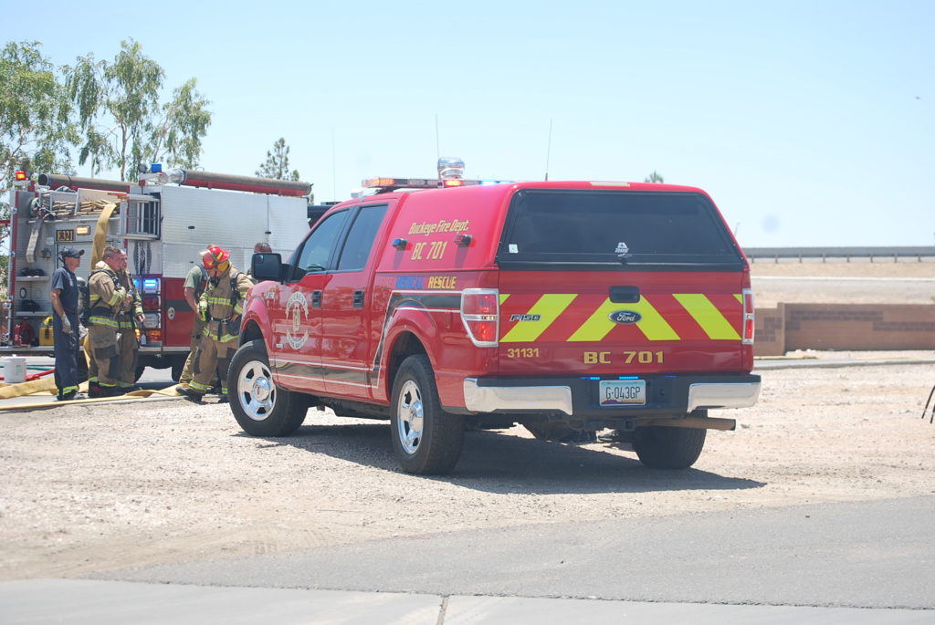 6/25/18 Goodyear Truck Fire/ Haz-Mat Perryville Rd McDowell Rd - First ...